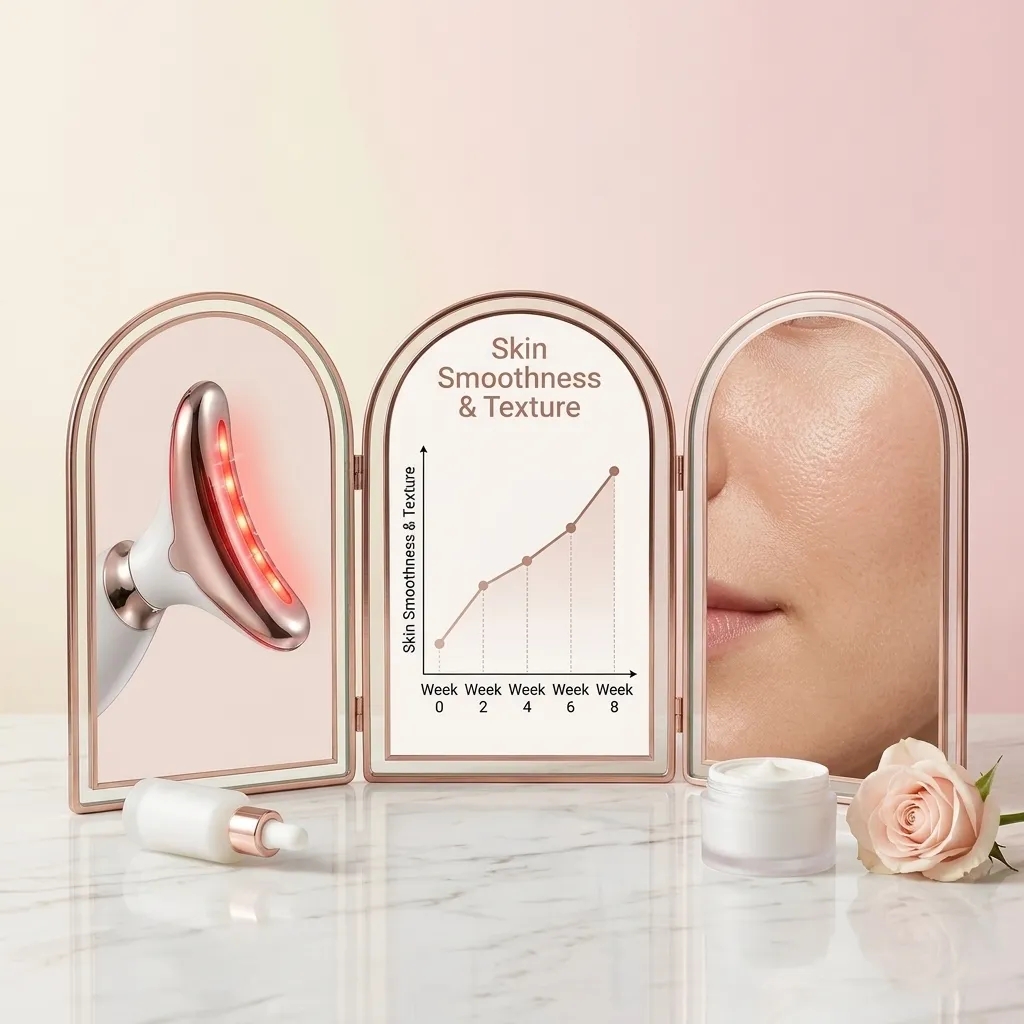 Does MyoGlow reduce wrinkles or improve skin texture?